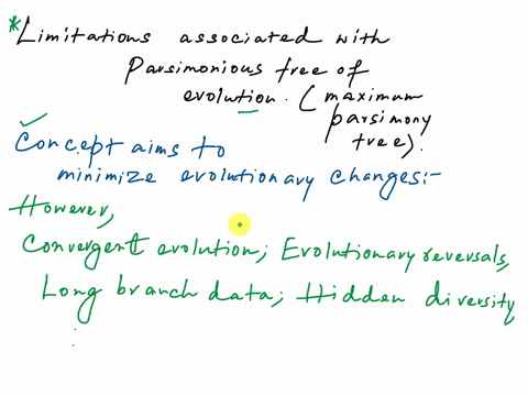 the-most-parsimonious-tree-of-evolutionary-relationships-can-be-inaccurate-how-can-this-occur-19133