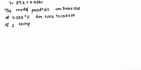 a-biology-student-is-investigating-the-claim-that-the-temperature-can-be-predicted-by-counting-cricket-chirps-he-has-collected-data-and-comes-up-with-the-linear-model-t3920233r-where-t-is-th-62285