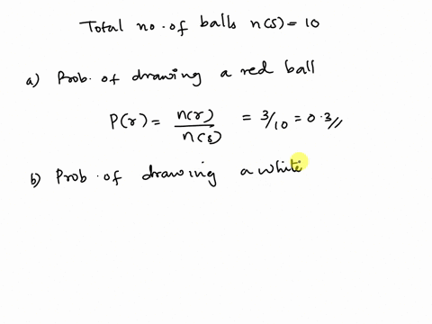 a-box-contains-3-red-3-white-and-4-green-ballstwo-balls-are-drawn-out-of-the-box-in-succession-without-replacement-what-is-the-probability-that-both-balls-are-the-same-color-for-the-first-ba-30923