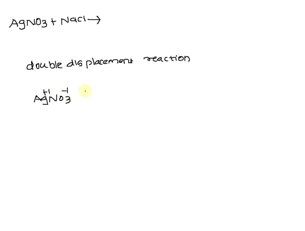 Solved According To The Solubility Rules Will The Following Reaction Produce A Precipitate 3371