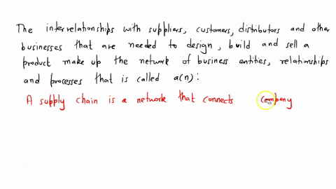 the-interrelationships-with-suppliers-customers-distributors-and-other-businesses-that-are-needed-to-design-build-and-sell-a-product-make-up-the-network-of-business-entities-relationships-an-16866