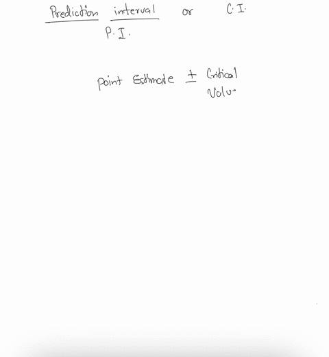 a-prediction-interval-is-narrower-than-a-confidence-interval-when-both-have-the-same-confidence-level-true-false-93942
