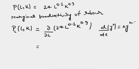 consider-the-cobb-douglas-production-function-plk-24lo-k9-find-the-marginal-productivity-of-labor-and-marginal-productivity-of-capital-when-11-units-of-labor-and-18-units-of-capital-are-inve-64627