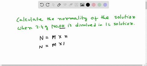 6-what-is-the-normality-of-the-solution-when-24-g-of-naoh-is-dissolved-in-1-liter-of-water-molecular-weight-of-naoh-40-gmole-10821