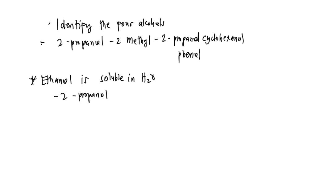 SOLVED B) DATA FOR SOLUBILITY IN WATER (see sample data table for