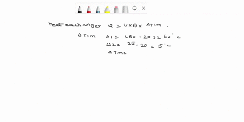 water-at-25c-with-a-mass-flow-rate-of-6-kgs-is-available-to-cool-hot-oil-from-80c-to-20c-the-oil-mass-flow-rate-is-2-kgsa-shell-and-tube-heat-exchanger-with-one-shell-pass-and-four-tube-pass-50599