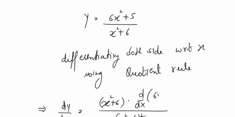 use-the-quotient-rule-to-find-the-derivative-of-the-following-6x-2-5-y-x-6-91772