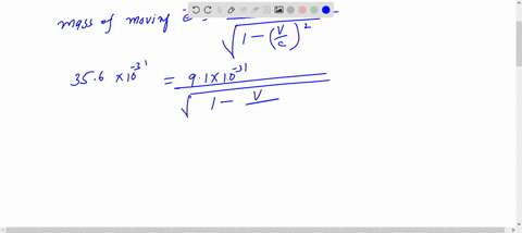the-total-energy-of-a-moving-electron-is-0728-mev-what-is-the-speed-of-the-electron-in-terms-of-c-to-two-significant-figures-recall-that-the-mass-of-an-electron-can-be-written-as-0511-mevc2-83605