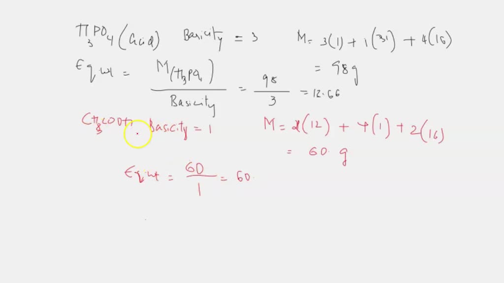 solved-calculate-the-equivalent-weights-of-the-following-write-the