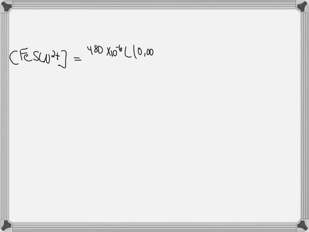 SOLVED You begin preparation of the calibration curve to measure