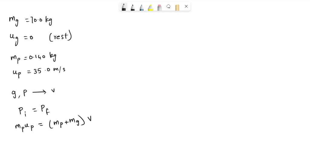 SOLVED A 70.0 kg ice hockey goalie, originally at rest, catches a 0.