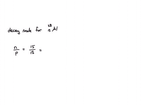 what-is-the-mode-of-radioactive-decay-of-28al-choose-one-or-more-decay-decay-positron-emission-electron-capture-identify-the-nuclide-produced-by-the-decay-process-write-the-whole-nuclide-using-the-iso