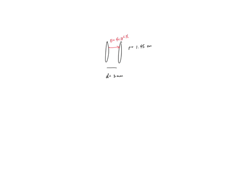 a-parallel-plate-capacitor-is-formed-from-two-29-cm-diameter-electrodes-spaced-20-mm-apart-the-electric-field-strength-inside-the-capacitor-is-40-x-106-nc-part-a-what-is-the-magnitude-of-the-26164