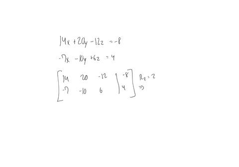 use-gauss-jordan-elimination-process-to-solve-the-following-system-of-linear-equations-14x20y-12z-8-7x-10y6z4