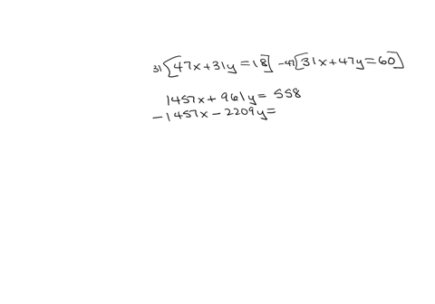 if-47-x-31-y-equal-to-18-and-31-x-47-y-is-equal-to-60-then-find-value-of-x-and-y-75576