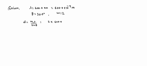 a-300-mm-wide-diffraction-grating-produces-deviation-of-300-in-the-second-order-principal-maxima-the-wavelength-of-light-is-6000-what-is-the-total-number-of-slits-on-the-grating-show-your-wo-08392