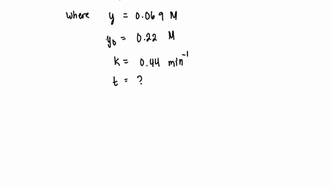 a-particular-first-order-reaction-has-a-rate-constant-of-044-min-1-how-many-minutes-will-it-take-for-a-reactant-concentration-of-022-m-to-decrease-to-0069-m