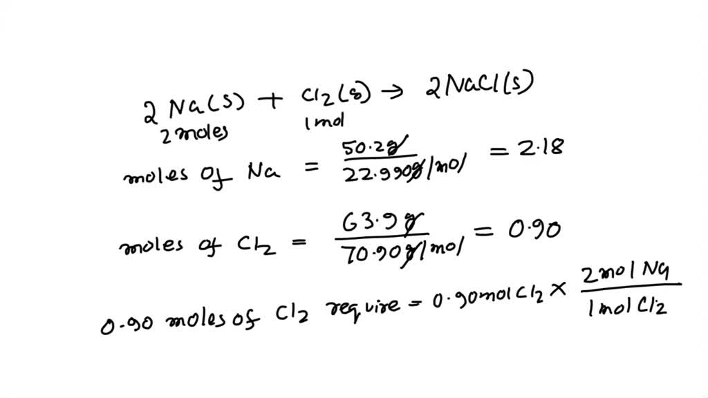 SOLVED: What is the theoretical yield of sodium chloride for the ...