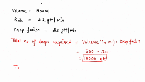 500-ml-of-d5w025ns-containing-10-units-of-regular-insulin-is-started-at-1000am-at-a-rate-of-22-gttminif-the-drop-factor-is-20-gttmlat-what-time-will-the-infusion-finish-36899