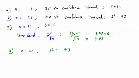 basic-exercises-717-find-the-standard-error-to-estimate-the-population-mean-for-each-of-the-following-a_-n-17-95-confidence-level-16-b-n-25-90-confidence-level-s2-43-70525