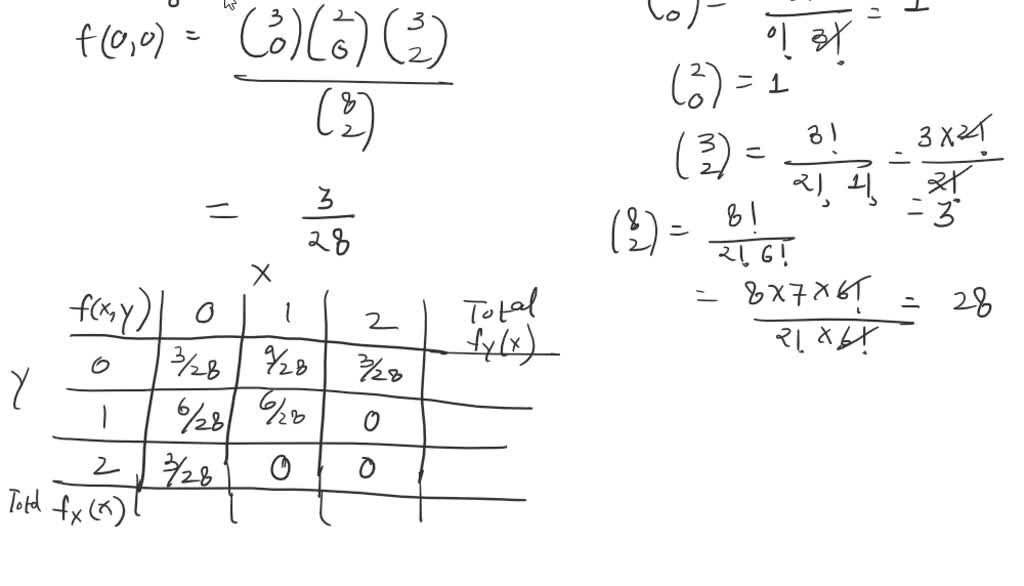 Question 2 [20 marks] Two ballpoint pens are selected at random from a box that contains 3 blue