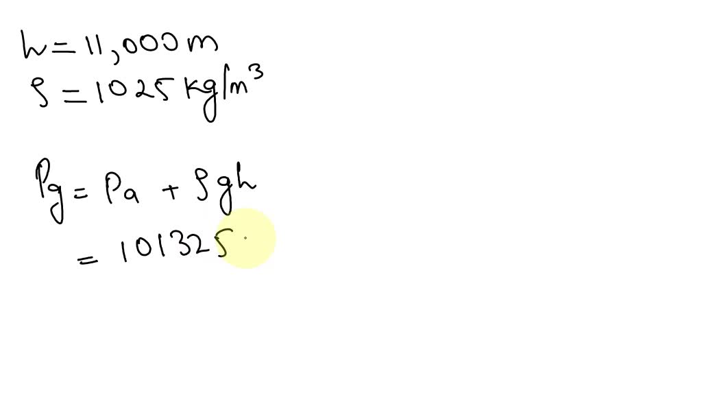 SOLVED 'The deepest known spot in the oceans is the Challenger Deep in