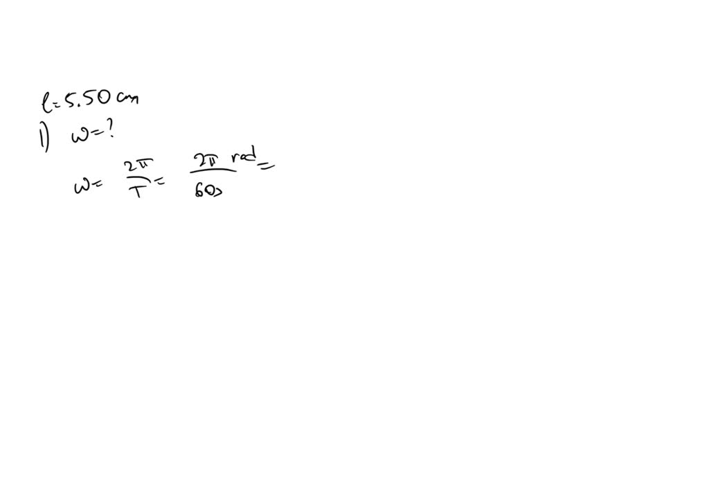 SOLVED The 5.50 cm long second hand on a watch rotates smoothly. What