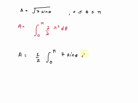 find-the-area-of-the-region-that-is-bounded-by-the-curve-r-7sin-and-lies-in-the-sector-0-area-95372