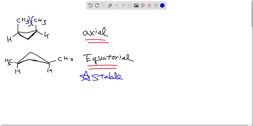 SOLVED:Two conformations of cis-1,3-dimethylcyclobutane are shown. What ...