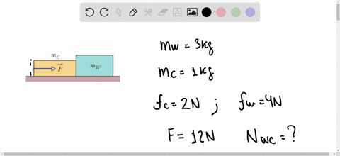 in-fig-6-27-a-box-of-cheerios-left-mass-m_c10-mathrmkgright-and-a-box-of-wheaties-mass-m_w30-mathrmkg-are-accelerated-across-a-horizontal-surface-by-a-horizontal-force-vecf-applied-to-the-cheerios-box