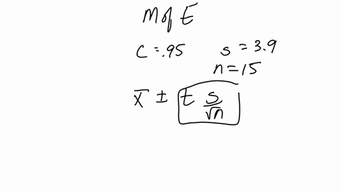 find-the-margin-of-error-for-the-given-values-of-cs-and-n-c095-s39-n15