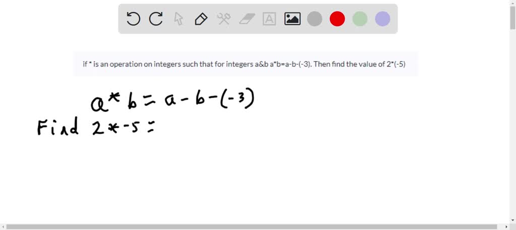 SOLVED: If The Operation * Is Defined As A * B = 3a + B, Find The Value ...