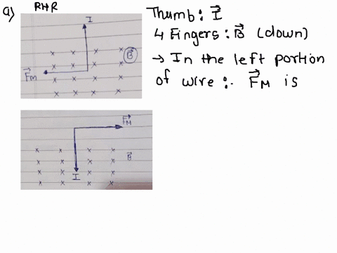 10-a-rectangular-loop-of-wire-hangs-vertically-as-shown-in-the-figure-uniform-magnetic-field-b-points-into-the-page-at-all-points-by-the-symbol-the-horizontal-portion-of-the-wire-ab-length-i-91991