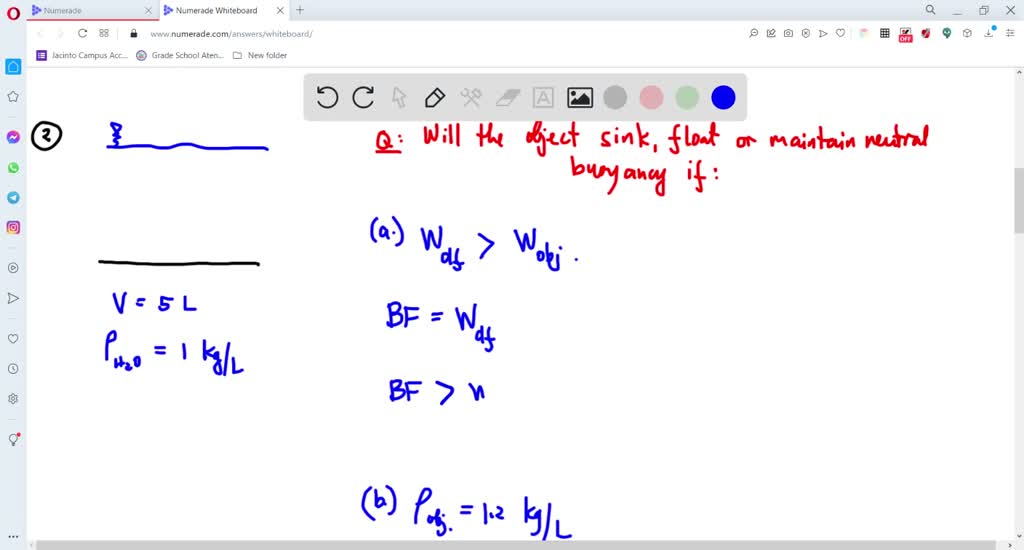 SOLVED: 9) An incompressible box is completely submerged in water at a ...