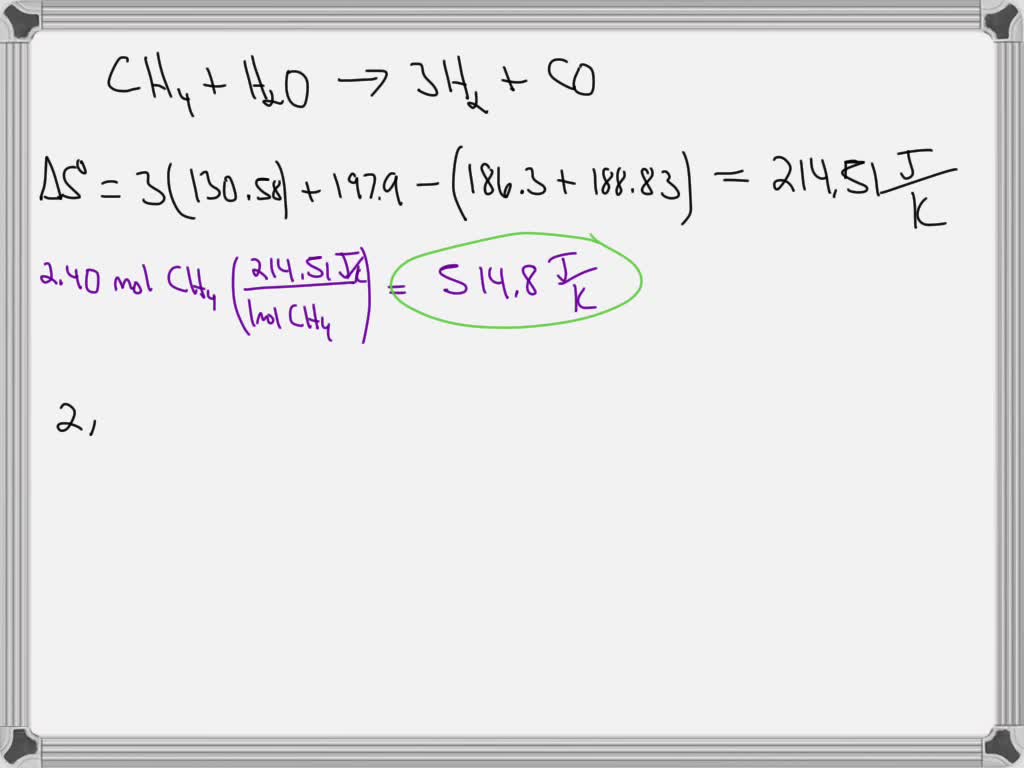 SOLVED: Consider the reaction: CH4 (g) + 2O2 (g) → CO2(g) + 2H2O(g ...