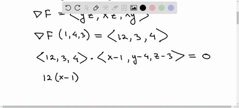 a-find-an-equation-of-the-tangent-plane-to-the-surface-at-the-given-point-xyz-12-1-4-3-b-find-a-set-of-symmetric-equations-for-the-normal-line-to-the-surface-at-the-given-point-ox1-y-4-2-3-1-56015