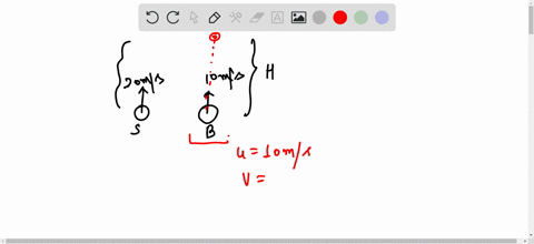 a-stone-and-a-ball-are-thrown-vertically-upward-with-different-initial-speeds-20-ms-for-the-stone-and-10-ms-for-the-ball-if-the-maximum-height-reached-by-the-ball-is-h-then-the-maximum-height-reached-