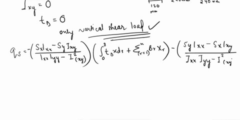 the-thin-walled-single-cell-beam-shown-in-figure-has-been-idealized-into-a-combination-of-direct-stress-carrying-booms-and-shear-stress-only-carrying-walls-if-the-section-supports-a-vertical-94806