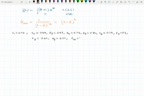let-x-denote-the-proportion-of-allotted-time-that-randomly-selected-student-spends-working-on-certain-aptitude-test-suppose-the-pdf-of-x-is-ce-0-1x-fx-8-0-x-1-otherwise-where-1-8-a-random-sa-32743