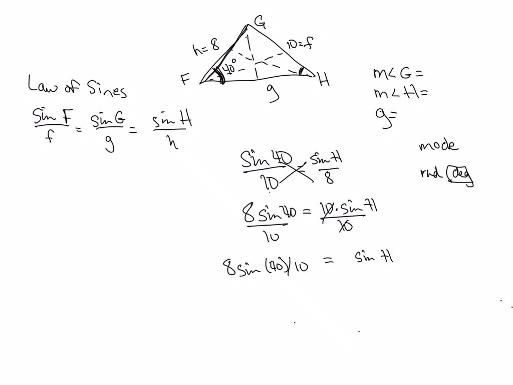 Solved use the information given in the diagram of triangle ghi to