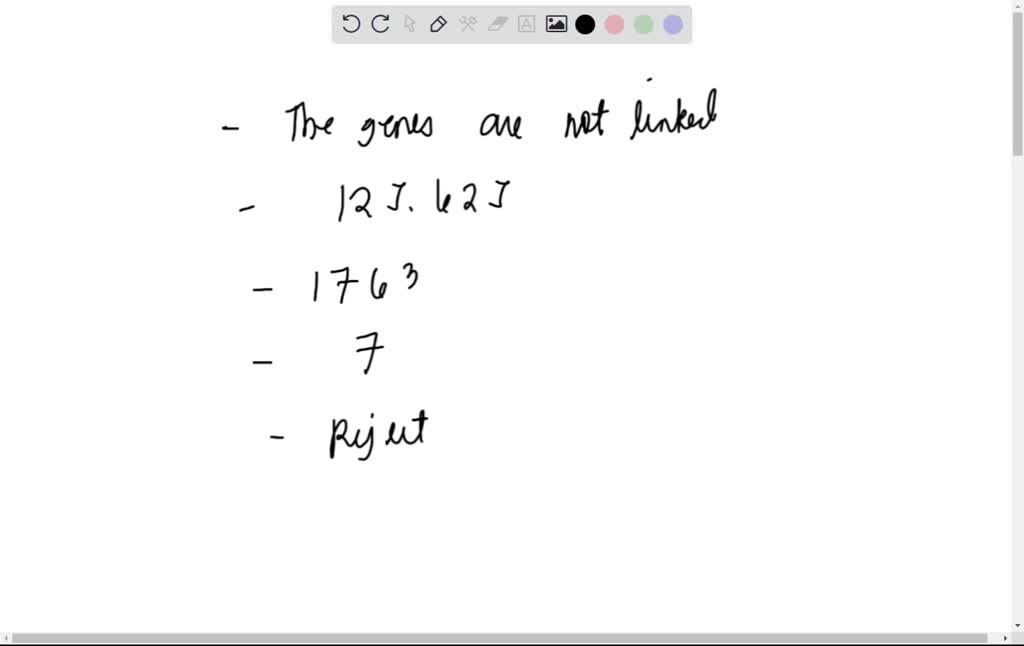 SOLVED: Title: Chi Square Calculation and Analysis of Genetic Cross ...