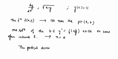 if-the-function-fixy-continuous-near-the-point-ab-then-at-least-one-solution-of-the-differential-quation-y-txy-exists-sumve-open-interval-containing-tne-point-x-a-and-moreover-that-if-in-add-49246