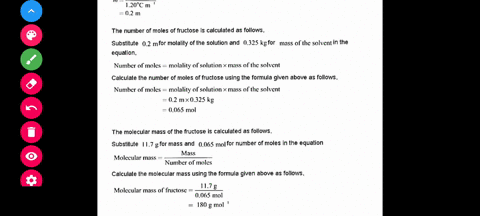 11-the-sugar-fructose-contains-400-c-67-h-and-533-0-by-mass_-a-solution-of-117-g-of-fructose-in-325g-of-ethanol-czhsoh-has-boiling-point-of-7859c-the-boiling-point-of-pure-ethanol-is-7835c-a-62948