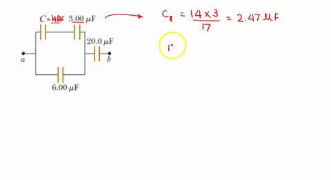 four-capacitors-are-connected-as-shown-in-the-figure-below-let-c-140-uf-300-pf-h-200-pf-600-pf-a-find-the-equivalent-capacitance-between-points-and-b_-mf-b-calculate-the-charge-on-each-capac-73848