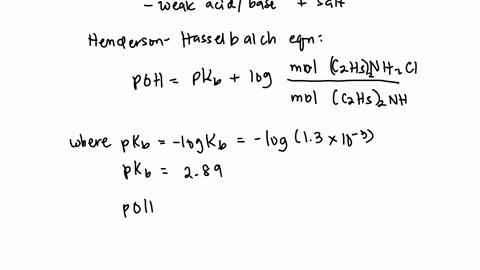 12-a-chemistry-graduate-student-is-given-100ml-of-a-090m-diethylamine-solution-diethylamine-is-a-weak-base-with-kb13103-what-mass-of-c2h52nh2cl-should-the-student-dissolve-in-the-c2h52nh-solution-to-2