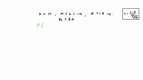 a-manufacturer-knows-that-their-items-have-lengths-that-are-skewed-right-with-mean-of-61-inches-and-standard-deviation-of-18-inches_-if-32-items-are-chosen-at-random-what-is-the-probability-48962