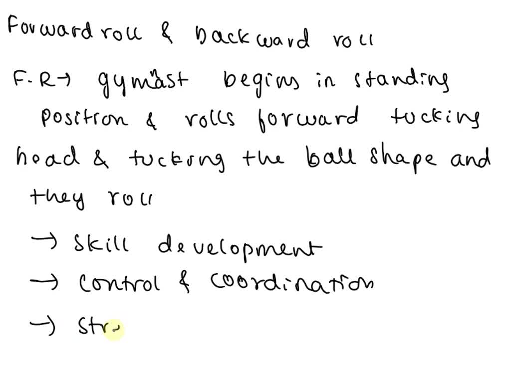 SOLVED What s The Difference Between Forward Roll And Backward Roll solved-what-s-the-difference-between-forward-roll-and-backward-roll