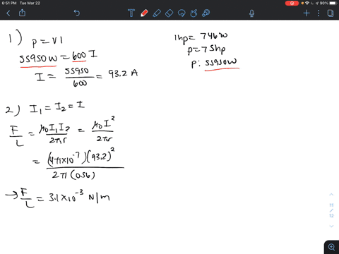 an-electric-bus-operates-by-drawing-current-from-two-parallel-overhead-cables-at-a-potential-difference-of-600-v-and-spaced-56-cm-apart-1when-the-power-input-to-the-buss-motor-is-at-its-maxi-20097