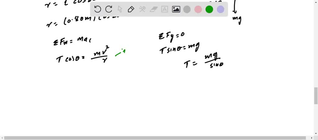 SOLVED: '0.20kg = stone is whirled in a horizontal circle on the end ...