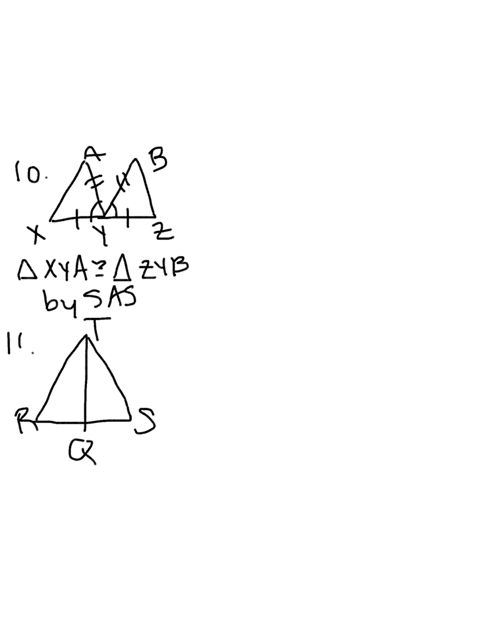 for-the-followlng-problems-complele-the-frlangle-congruence-statement-and-name-the-postulate-thal-justlfles-the-statement-yis-ihe-mldpolnt-of-xz-ay-by-and-zayx-zbyz-arts-is-isosceles-wilh-le-47457